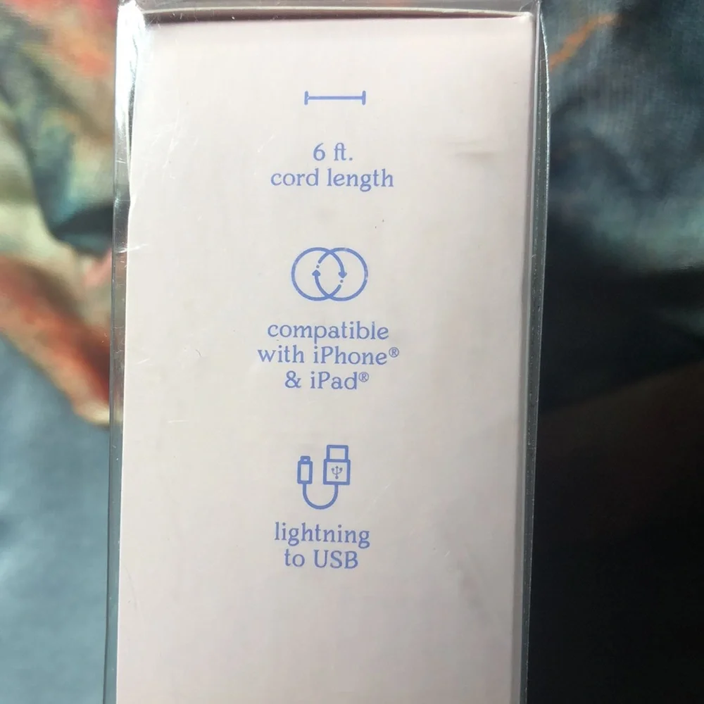 Charging Cable 6’ iPhone/iPad